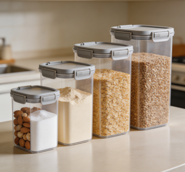 Large Capacity Airtight Food Storage Container Set