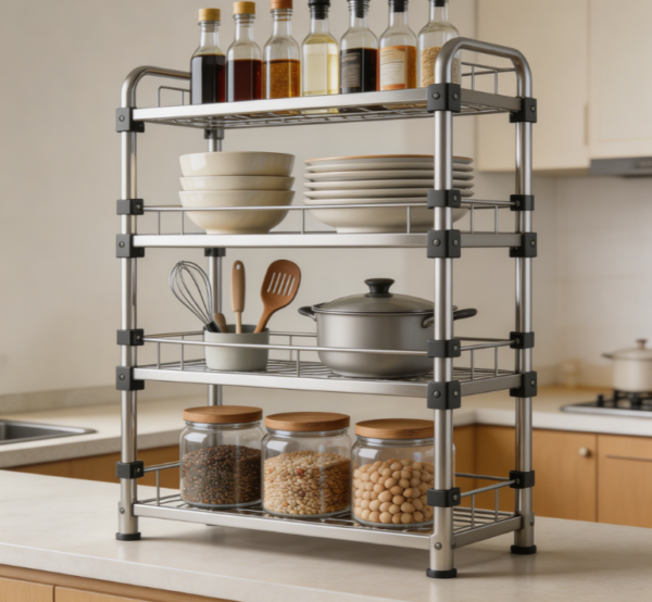 Adjustable Kitchen Storage Rack